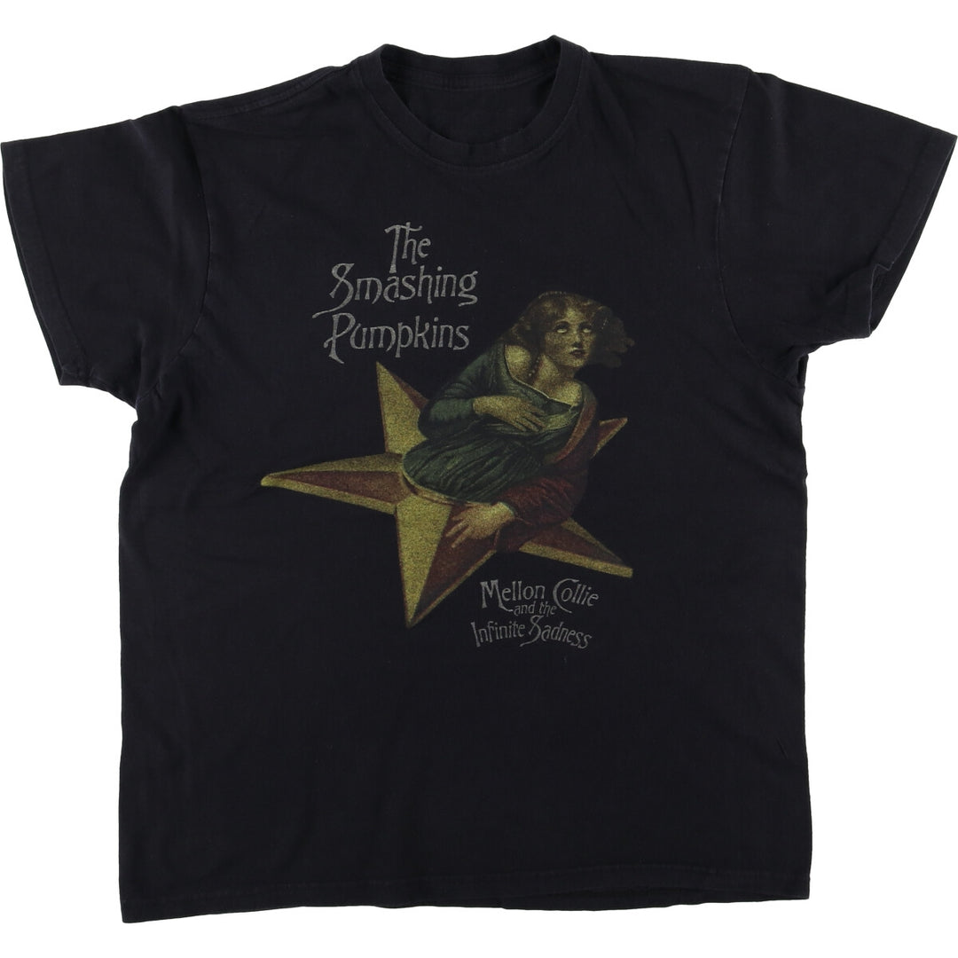 THE SMASHING PUMPKINS Smashing Pumpkins Band T-shirt Band T Men's L size cotton black type Vintage Second Hand