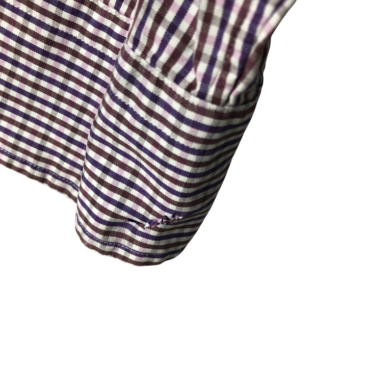 Ralph Lauren POLO by Ralph Lauren PHILIP SPORT wide collar long sleeve cotton check shirt, men's size L cotton multicolor Vintage Second Hand