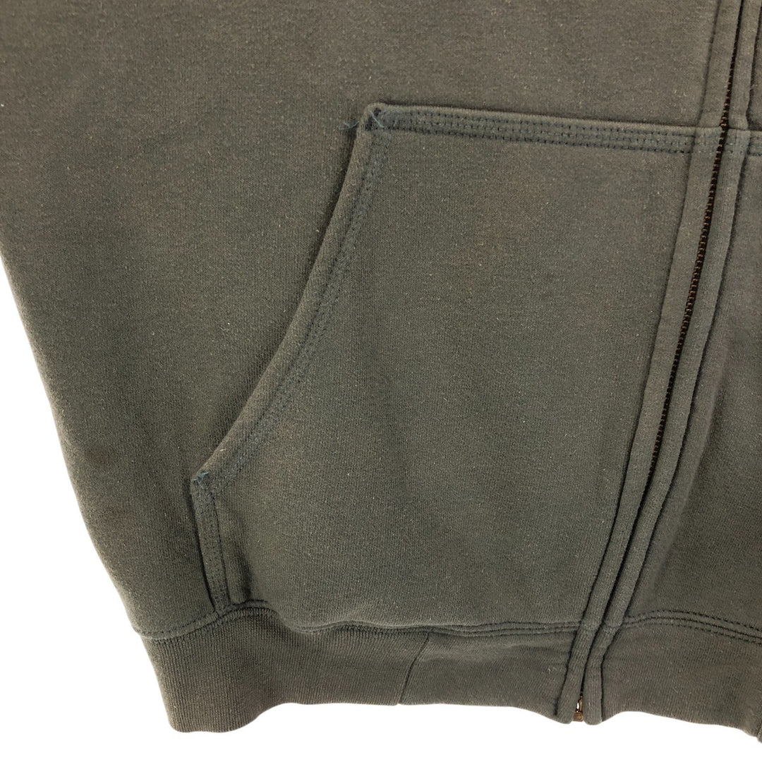 Carhartt ORIGINAL FIT Sweat Full Zip Hoodie Men's XL cotton Khaki type Vintage Second Hand
