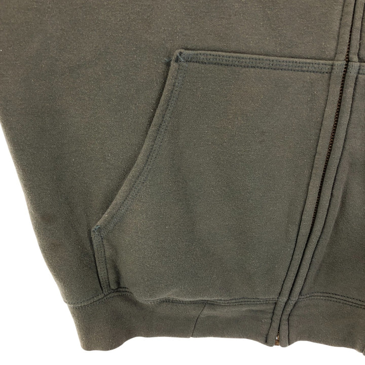 Carhartt ORIGINAL FIT Sweat Full Zip Hoodie Men's XL cotton Khaki type Vintage Second Hand