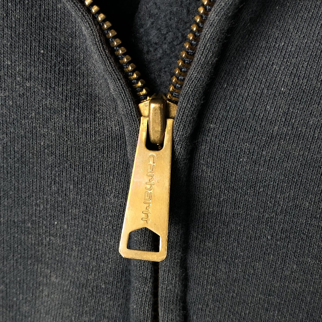 Carhartt Original Fit Full-Zip Hoodie, Men's XXL cotton black type Vintage Second Hand
