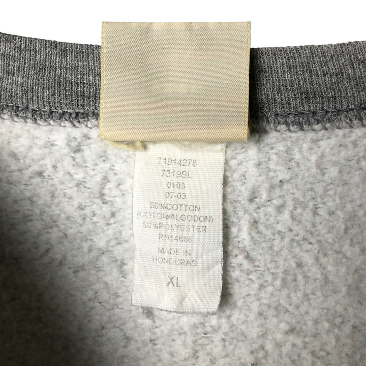 OARSMAN Budweiser Advertising Sweatshirt, Men's Size XL cotton gray type Vintage Second Hand