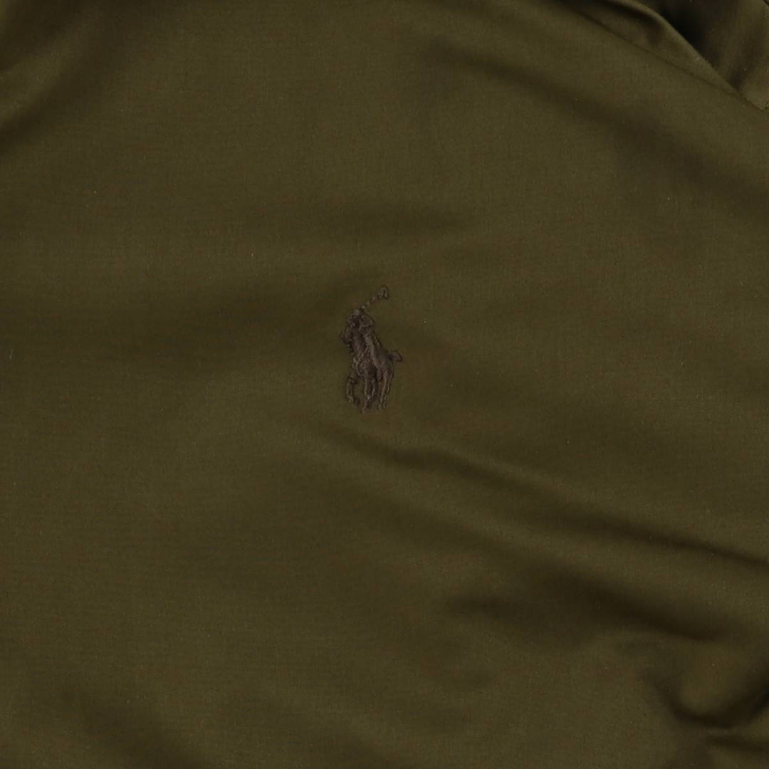 Ralph Lauren POLO by Ralph Lauren padded puffer jacket, men's size L polyester Khaki type Vintage Second Hand