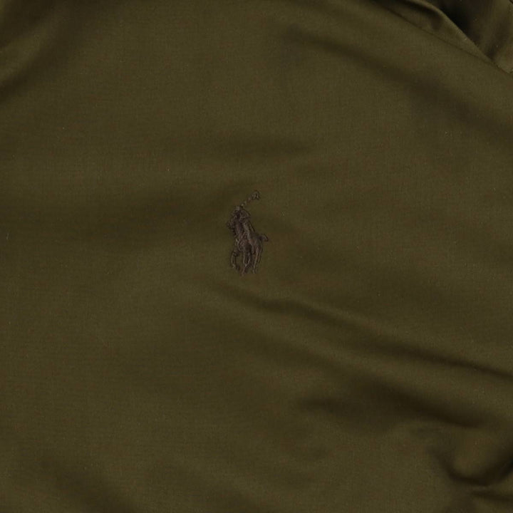 Ralph Lauren POLO by Ralph Lauren padded puffer jacket, men's size L polyester Khaki type Vintage Second Hand