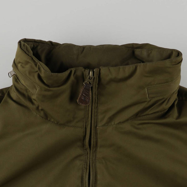 Ralph Lauren POLO by Ralph Lauren padded puffer jacket, men's size L polyester Khaki type Vintage Second Hand