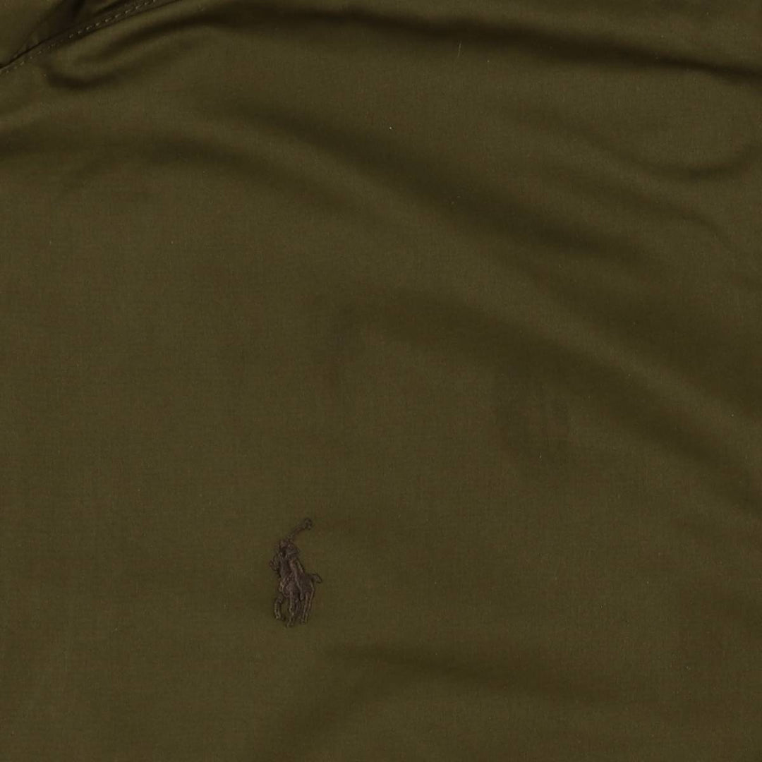 Ralph Lauren POLO by Ralph Lauren padded puffer jacket, men's size L polyester Khaki type Vintage Second Hand