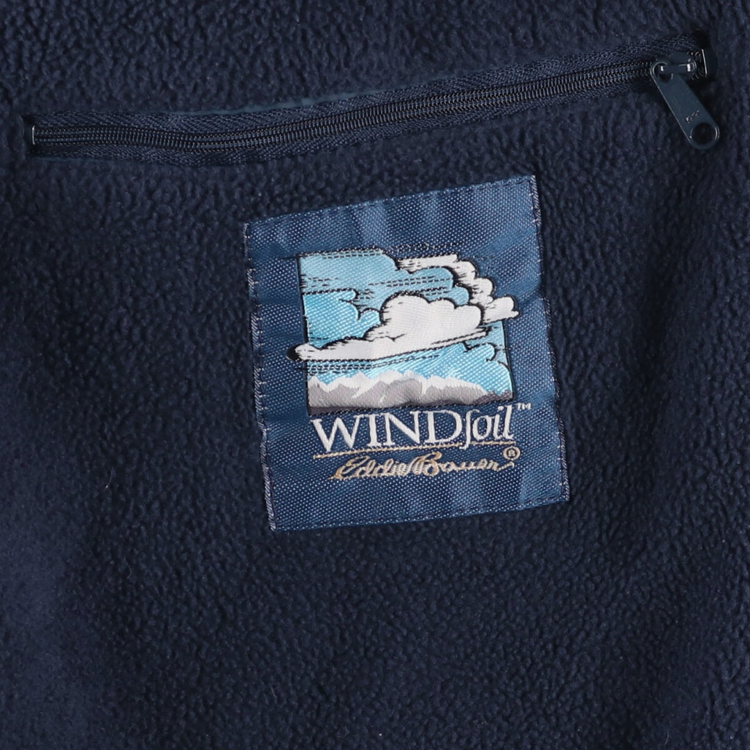 80s-90'S Eddie Bauer black tag padded puffer jacket, made in USA, men's size L Nylon green type Vintage Second Hand