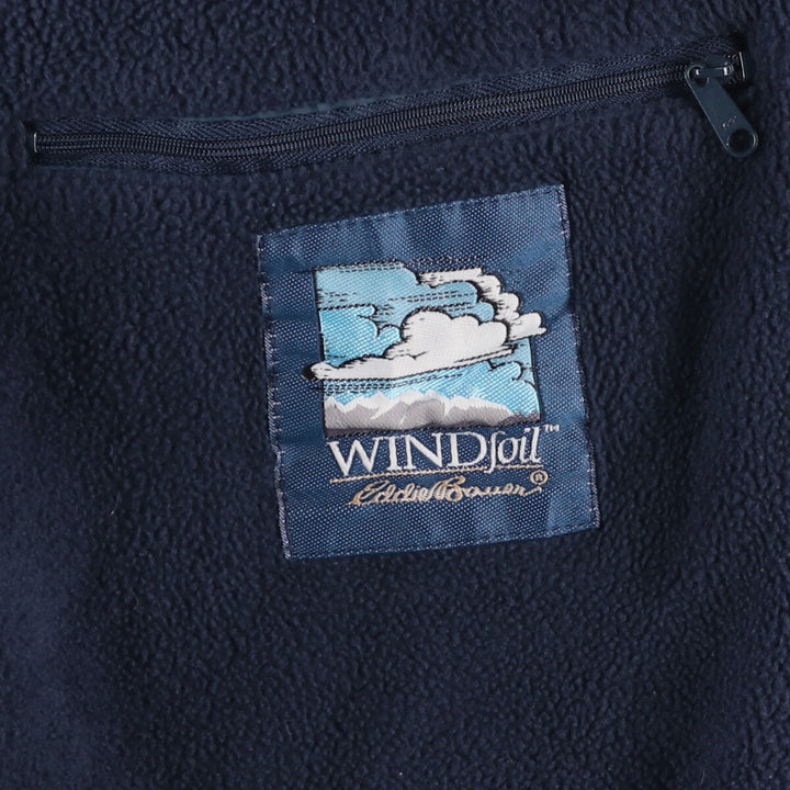 80s-90'S Eddie Bauer black tag padded puffer jacket, made in USA, men's size L Nylon green type Vintage Second Hand