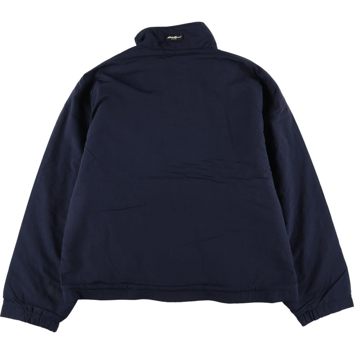 Eddie Bauer padded puffer jacket, men's size L Nylon navy blue type Vintage Second Hand