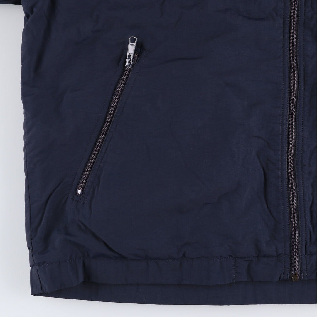 Eddie Bauer padded puffer jacket, men's size L Nylon navy blue type Vintage Second Hand