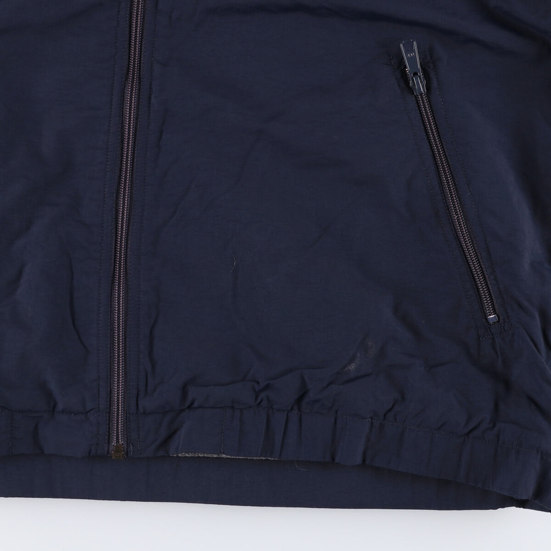 Eddie Bauer padded puffer jacket, men's size L Nylon navy blue type Vintage Second Hand