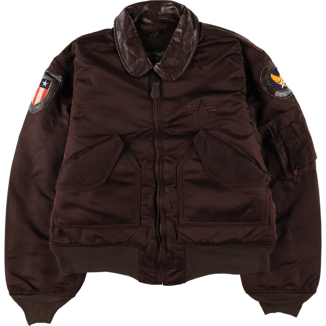 Civilian Alpha CWU-45 Nylon brown type Vintage Second Hand