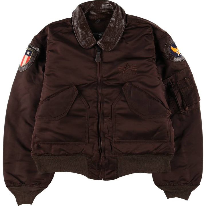 Civilian Alpha CWU-45 Nylon brown type Vintage Second Hand