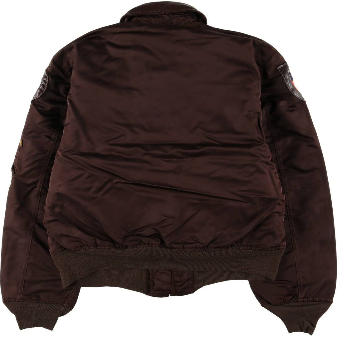 Civilian Alpha CWU-45 Nylon brown type Vintage Second Hand