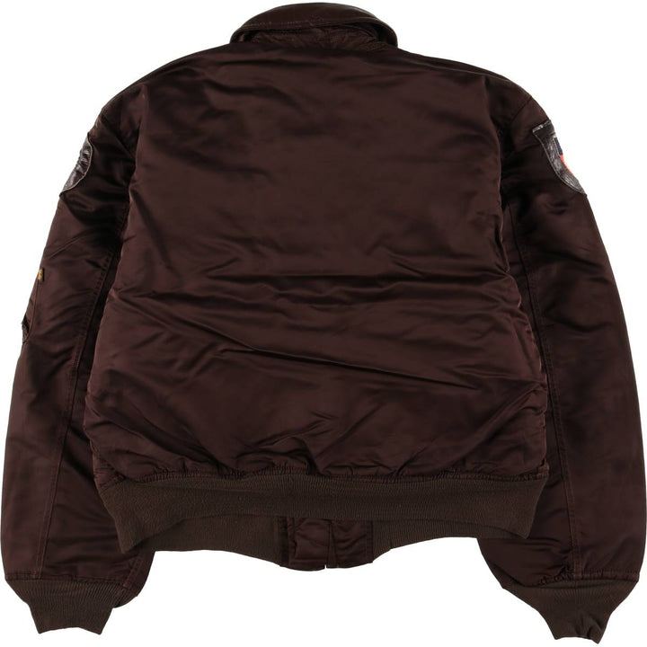 Civilian Alpha CWU-45 Nylon brown type Vintage Second Hand