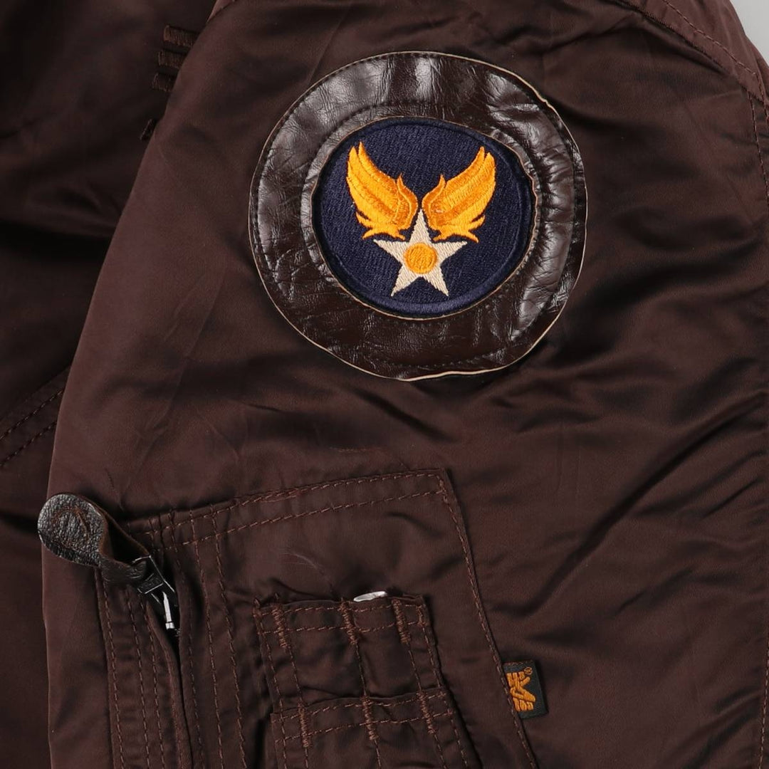 Civilian Alpha CWU-45 Nylon brown type Vintage Second Hand