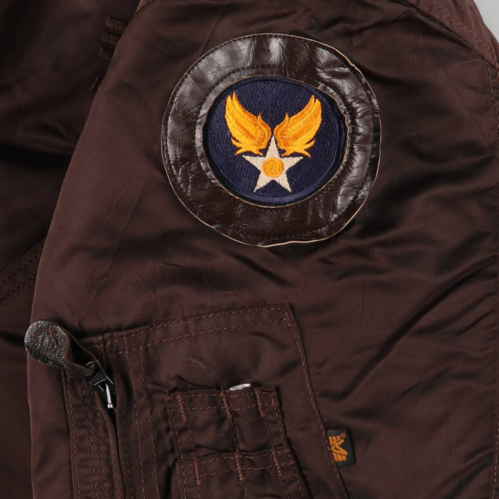 Civilian Alpha CWU-45 Nylon brown type Vintage Second Hand