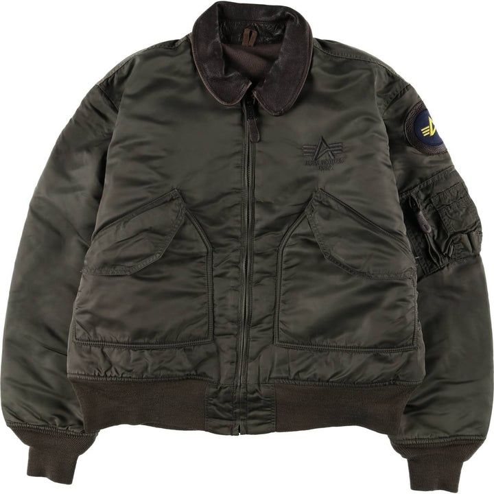 Civilian Alpha CWU-45 Nylon Khaki type Vintage Second Hand