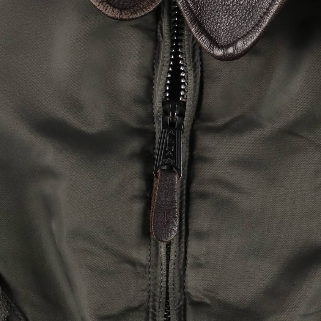 Civilian Alpha CWU-45 Nylon Khaki type Vintage Second Hand