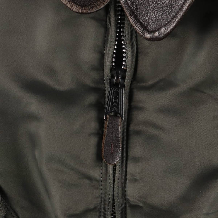 Civilian Alpha CWU-45 Nylon Khaki type Vintage Second Hand