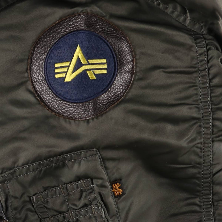 Civilian Alpha CWU-45 Nylon Khaki type Vintage Second Hand