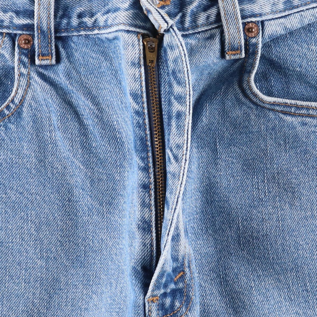 00'S Levi's 505 REGULAR FIT STRAIGHT LEG tapered denim pants for men, size w33 cotton blue type Vintage Second Hand