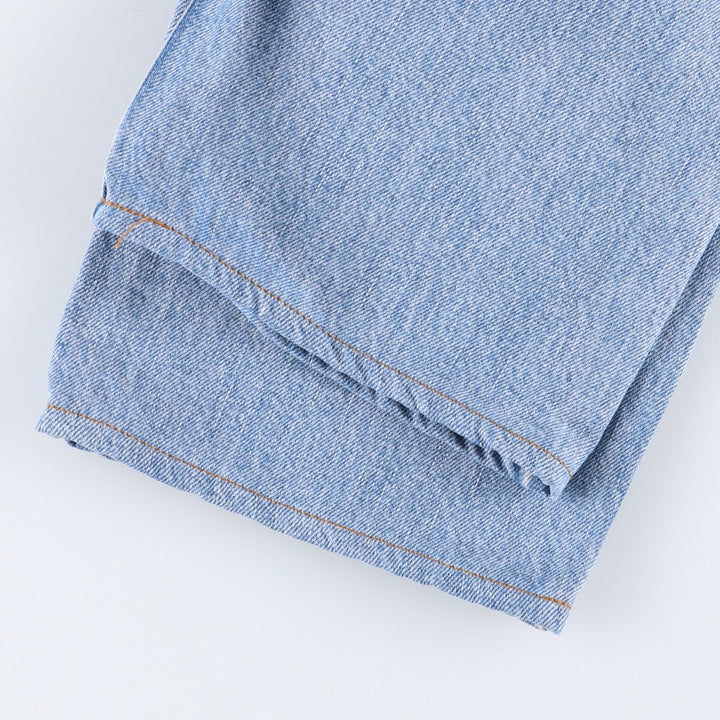 00'S Levi's 505 REGULAR FIT STRAIGHT LEG tapered denim pants for men, size w33 cotton blue type Vintage Second Hand