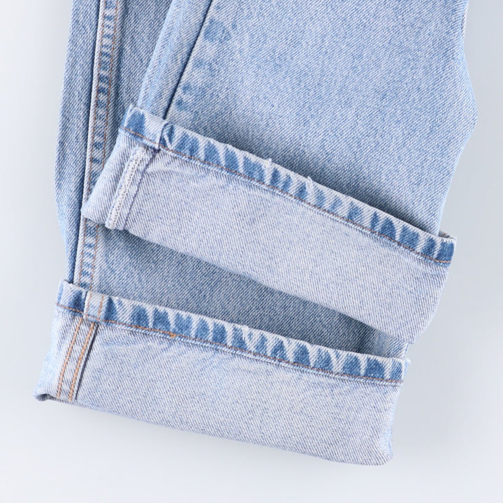 00'S Levi's 505 REGULAR FIT STRAIGHT LEG tapered denim pants for men, size w33 cotton blue type Vintage Second Hand