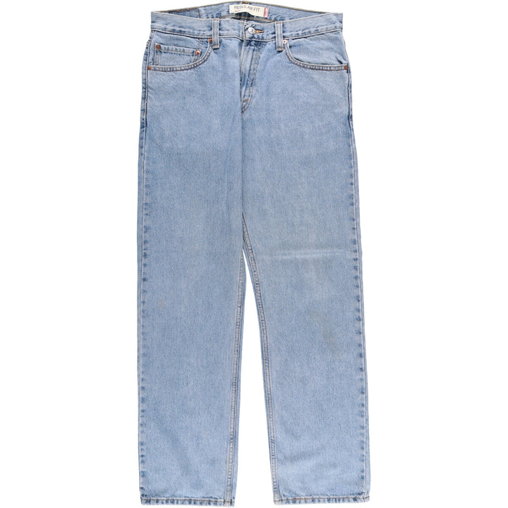 Levi's 505 REGULAR FIT tapered denim pants for men, size w33 cotton blue type Vintage Second Hand