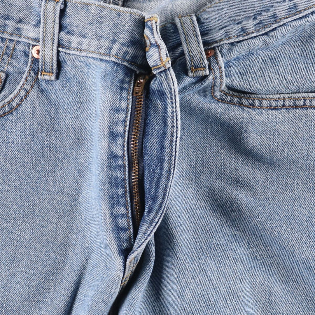 Levi's 505 REGULAR FIT tapered denim pants for men, size w33 cotton blue type Vintage Second Hand