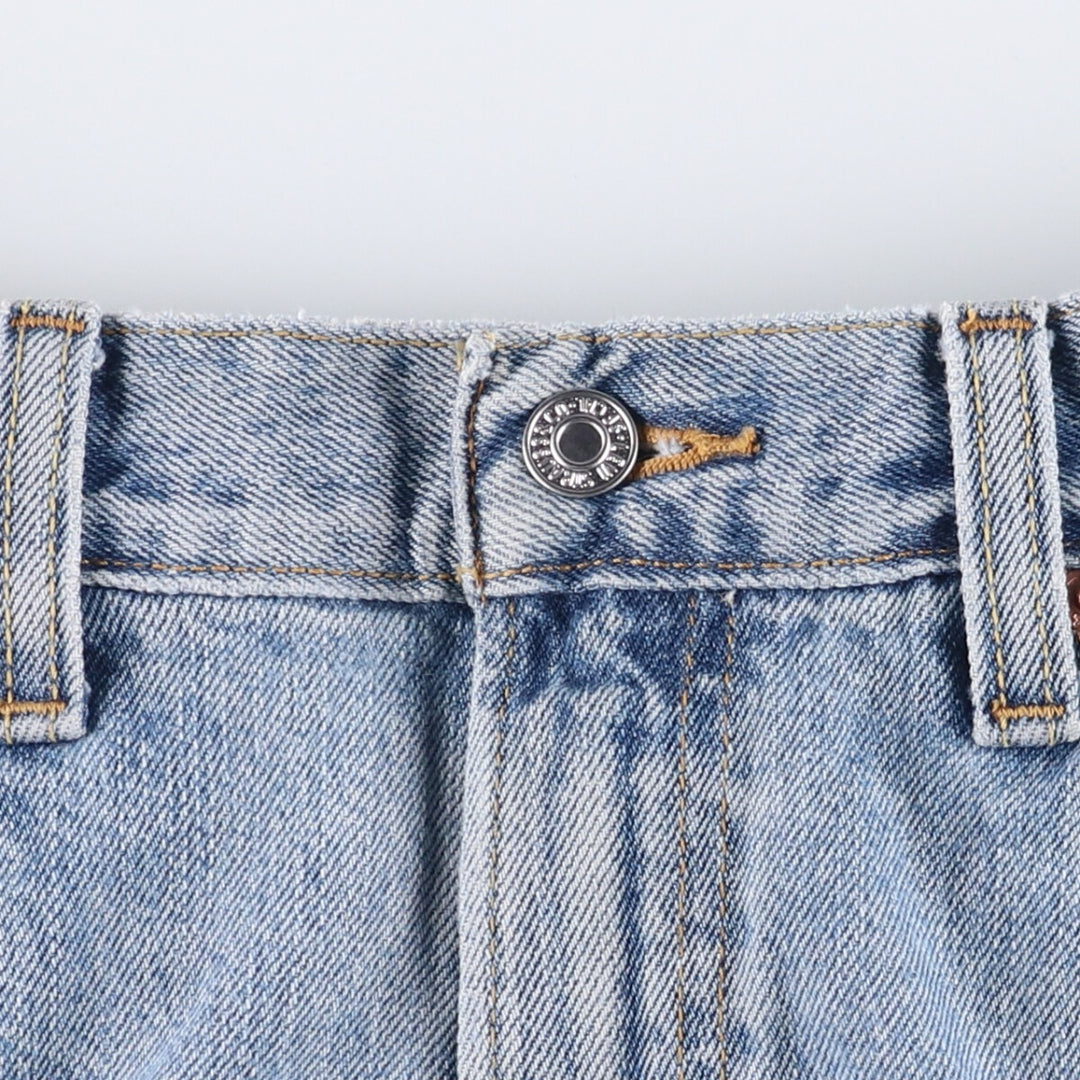 Levi's 505 REGULAR FIT tapered denim pants for men, size w33 cotton blue type Vintage Second Hand