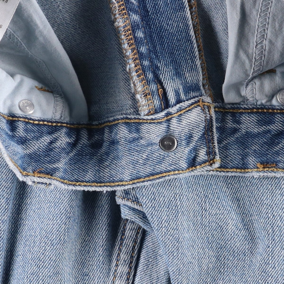 Levi's 505 REGULAR FIT tapered denim pants for men, size w33 cotton blue type Vintage Second Hand