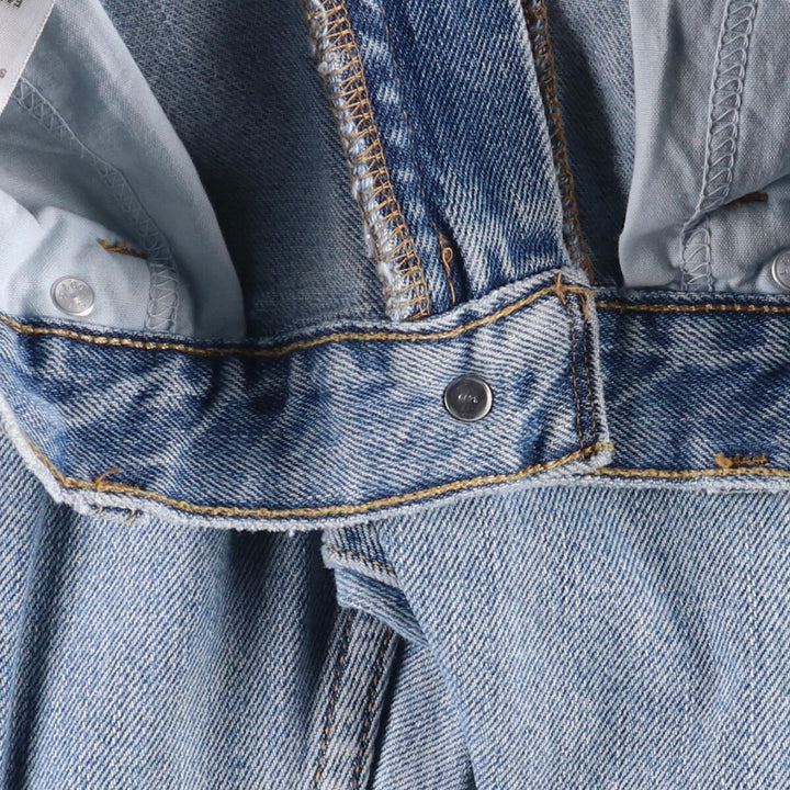 Levi's 505 REGULAR FIT tapered denim pants for men, size w33 cotton blue type Vintage Second Hand