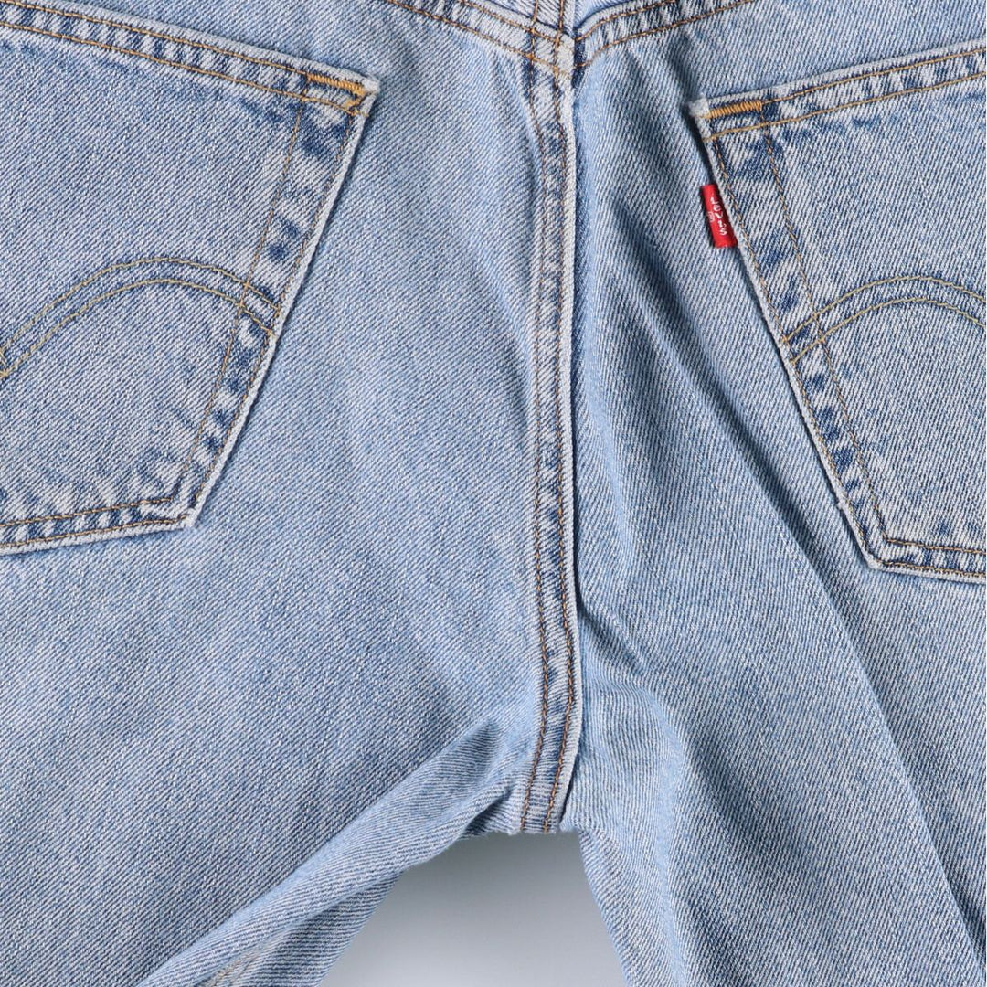 Levi's 505 REGULAR FIT tapered denim pants for men, size w33 cotton blue type Vintage Second Hand