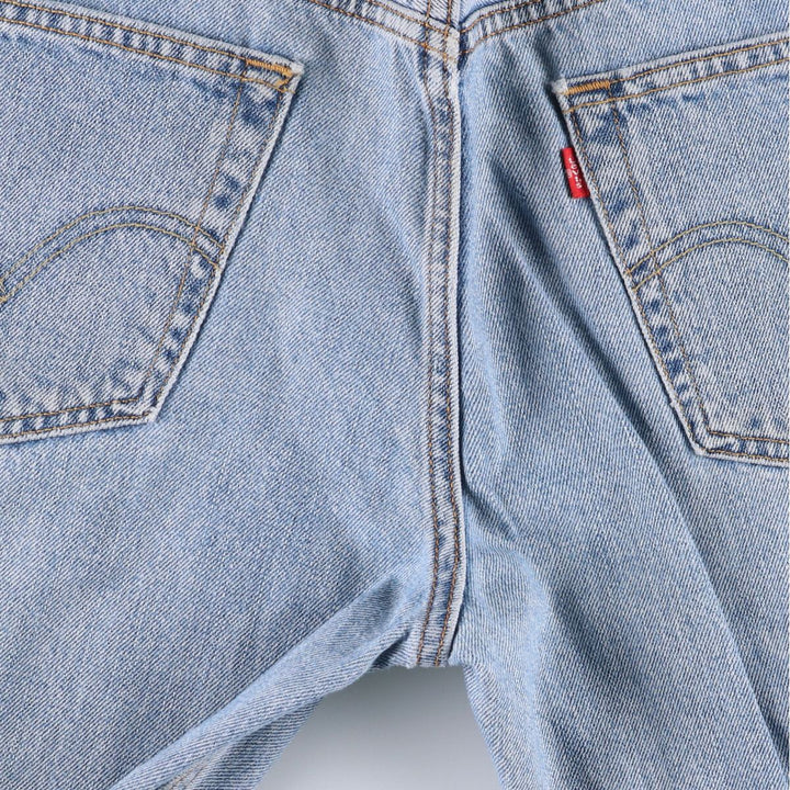 Levi's 505 REGULAR FIT tapered denim pants for men, size w33 cotton blue type Vintage Second Hand