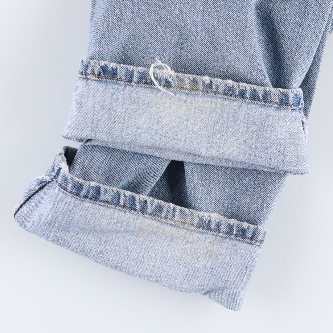 Levi's 505 REGULAR FIT tapered denim pants for men, size w33 cotton blue type Vintage Second Hand