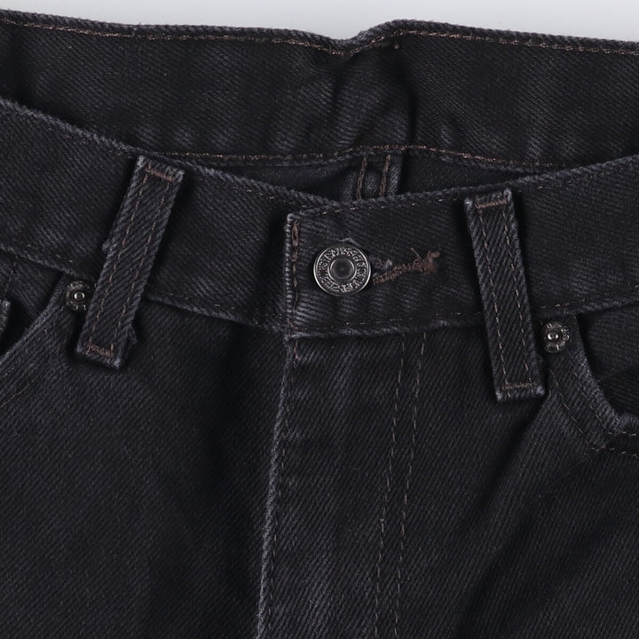 Levi's 505 Black Denim Tapered Denim Pants for Men, W34 equivalent cotton black type Vintage Second Hand