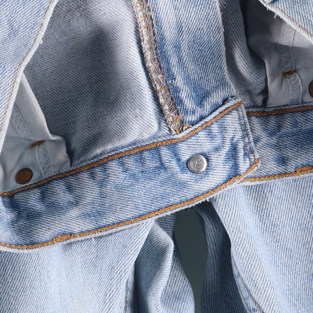 90'S Levi's 505 REGULAR FIT STRAIGHT LEG tapered denim pants for men, size W34, vintage cotton blue type Vintage Second Hand