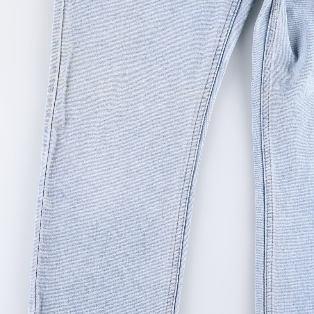 90'S Levi's 505 REGULAR FIT STRAIGHT LEG tapered denim pants for men, size W34, vintage cotton blue type Vintage Second Hand