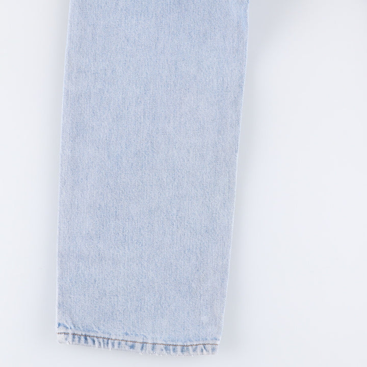 90'S Levi's 505 REGULAR FIT STRAIGHT LEG tapered denim pants for men, size W34, vintage cotton blue type Vintage Second Hand