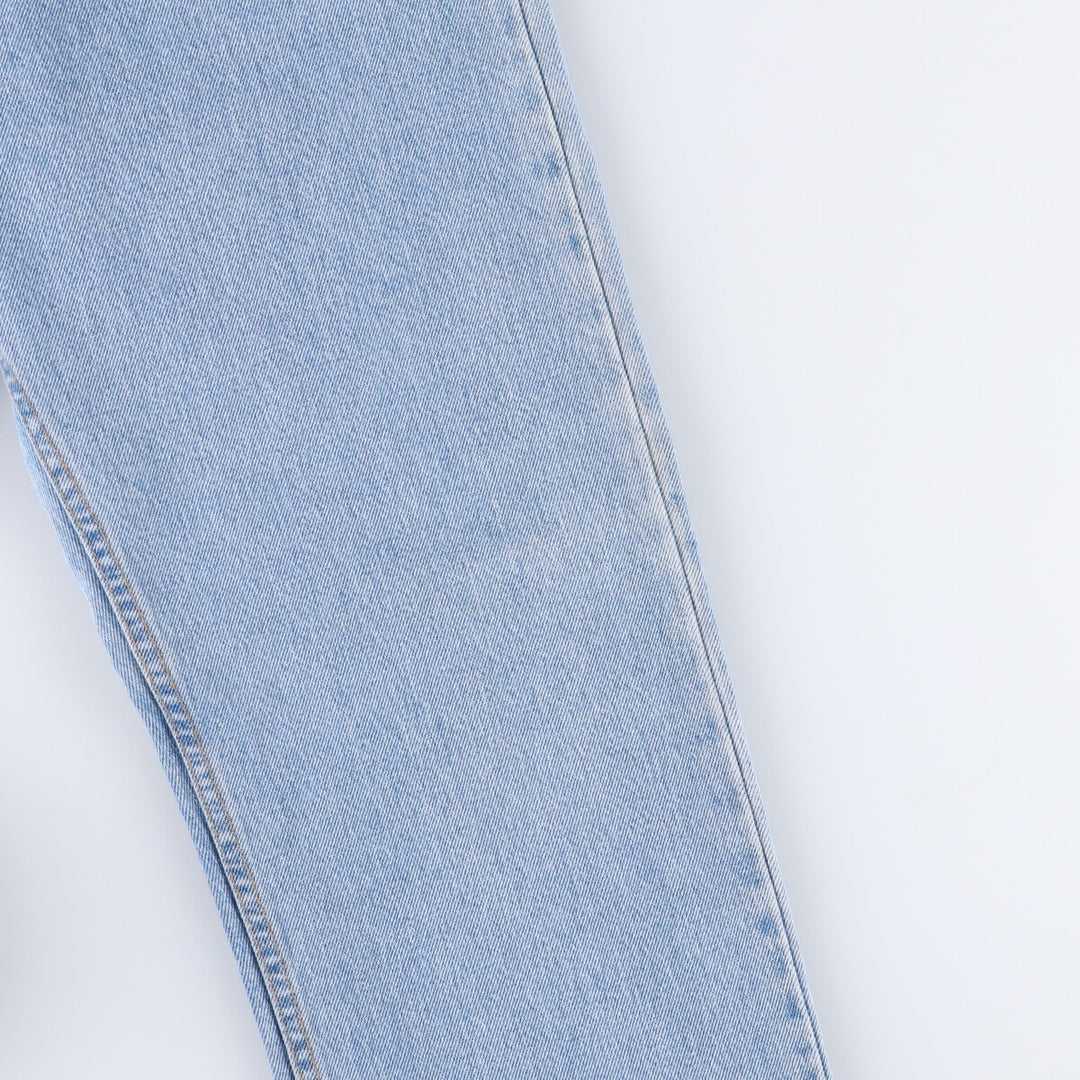 00'S Levi's 505 REGULAR FIT STRAIGHT LEG tapered denim pants made in USA men's w33 equivalent cotton blue type Vintage Second Hand