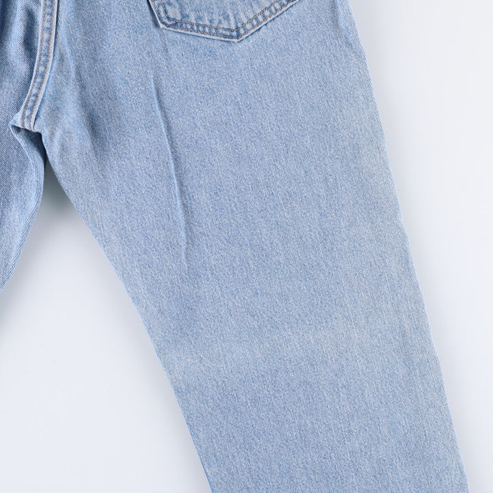 00'S Levi's 505 REGULAR FIT STRAIGHT LEG tapered denim pants made in USA men's w33 equivalent cotton blue type Vintage Second Hand