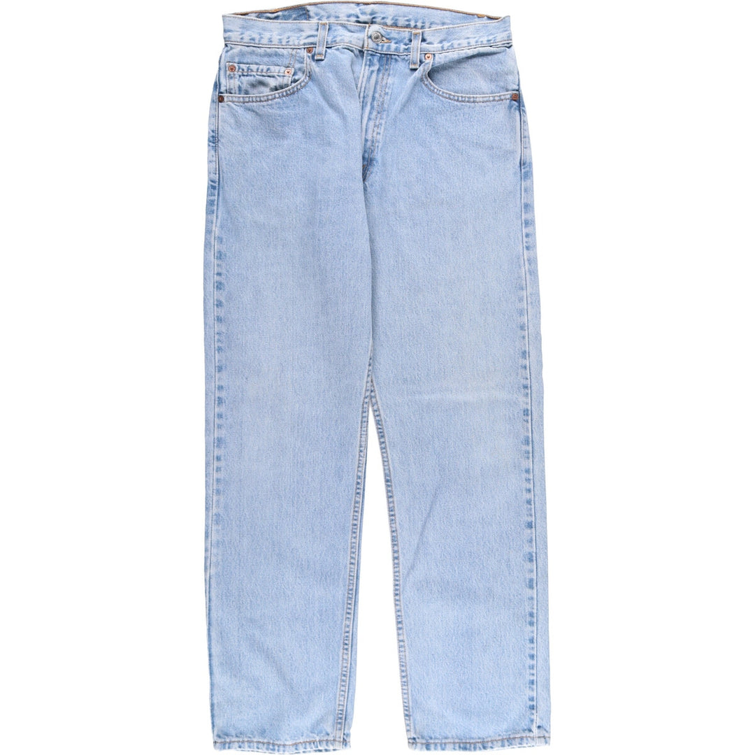 90'S Levi's 505 REGULAR FIT STRAIGHT LEG Tapered Denim Pants Made in USA Men's W33 Vintage cotton blue type Vintage Second Hand