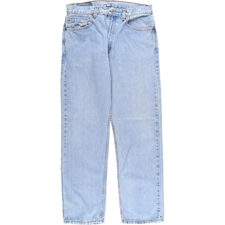 90'S Levi's 505 REGULAR FIT STRAIGHT LEG Tapered Denim Pants Made in USA Men's W33 Vintage cotton blue type Vintage Second Hand