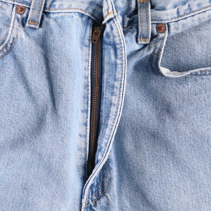 90'S Levi's 505 REGULAR FIT STRAIGHT LEG Tapered Denim Pants Made in USA Men's W33 Vintage cotton blue type Vintage Second Hand