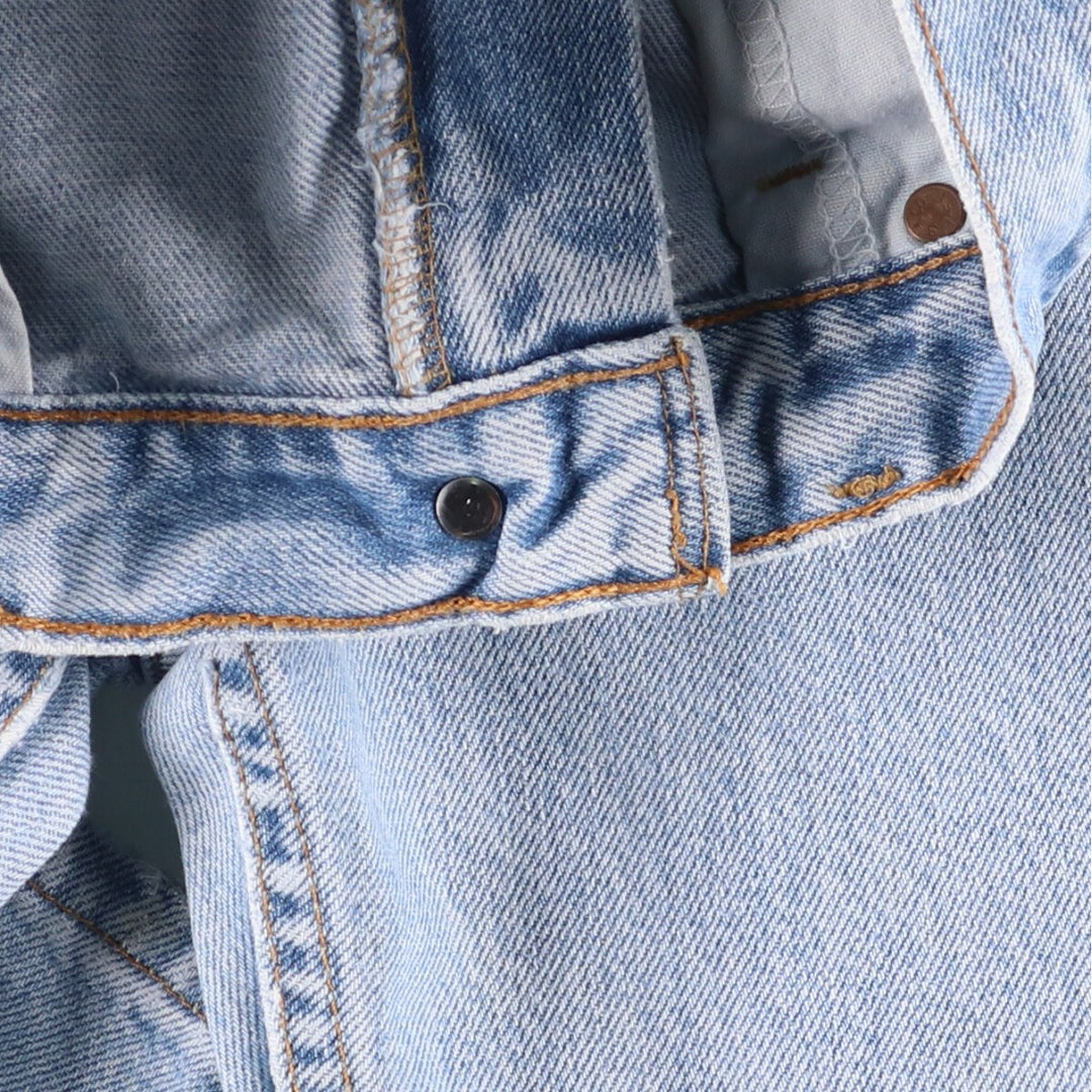 90'S Levi's 505 REGULAR FIT STRAIGHT LEG Tapered Denim Pants Made in USA Men's W33 Vintage cotton blue type Vintage Second Hand