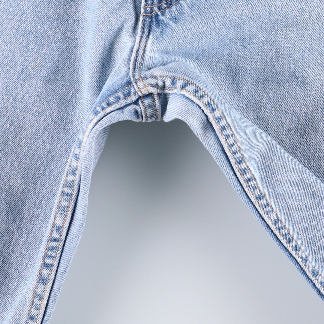 90'S Levi's 505 REGULAR FIT STRAIGHT LEG Tapered Denim Pants Made in USA Men's W33 Vintage cotton blue type Vintage Second Hand