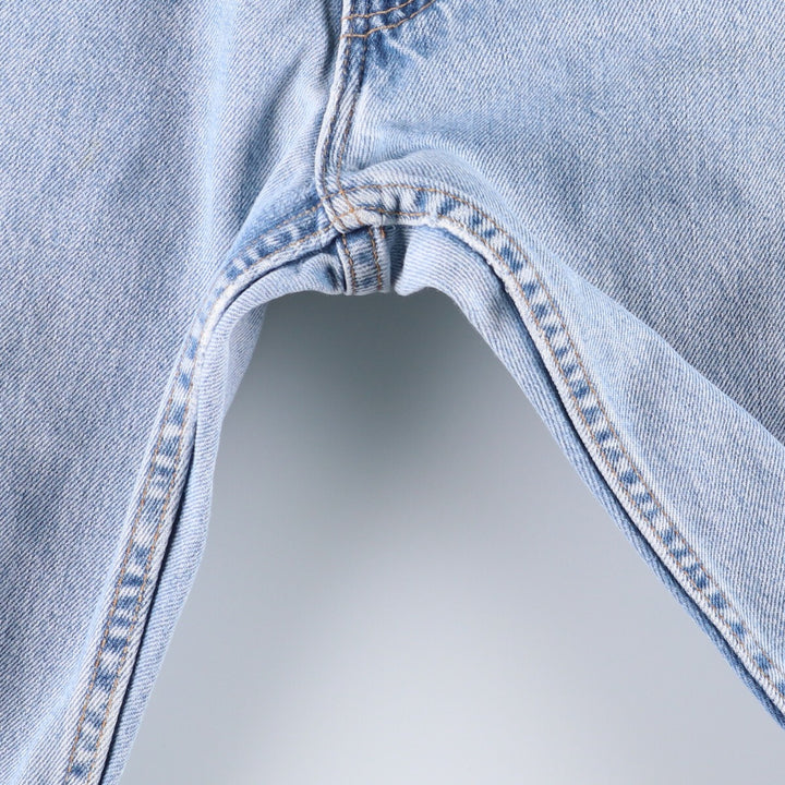 90'S Levi's 505 REGULAR FIT STRAIGHT LEG Tapered Denim Pants Made in USA Men's W33 Vintage cotton blue type Vintage Second Hand