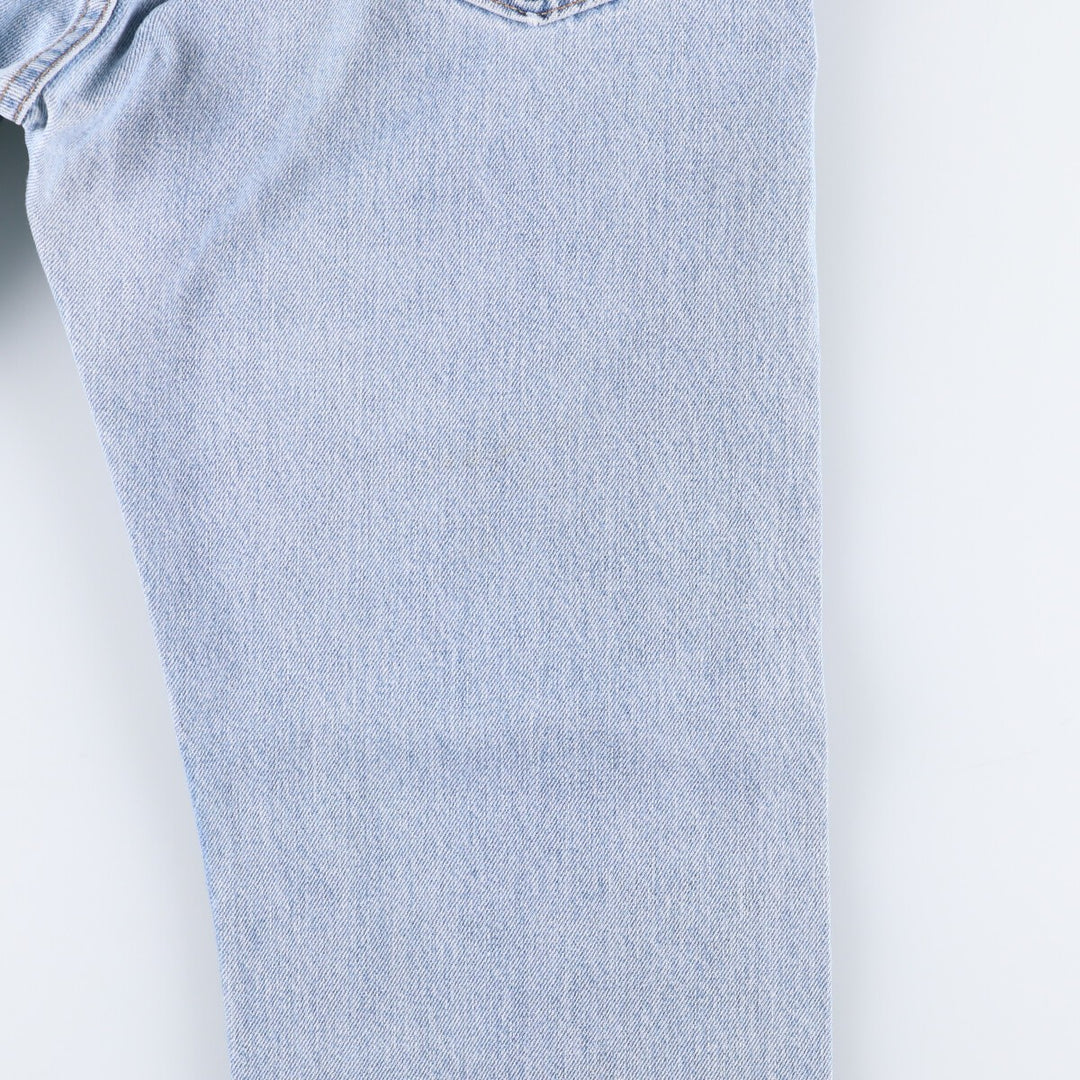 90'S Levi's 505 REGULAR FIT STRAIGHT LEG Tapered Denim Pants Made in USA Men's W33 Vintage cotton blue type Vintage Second Hand