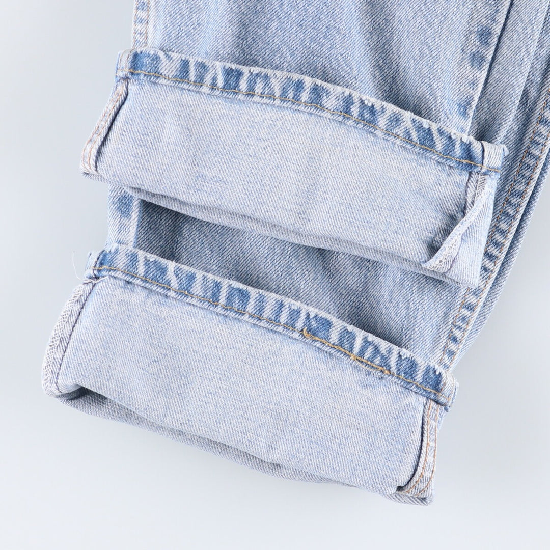 90'S Levi's 505 REGULAR FIT STRAIGHT LEG Tapered Denim Pants Made in USA Men's W33 Vintage cotton blue type Vintage Second Hand